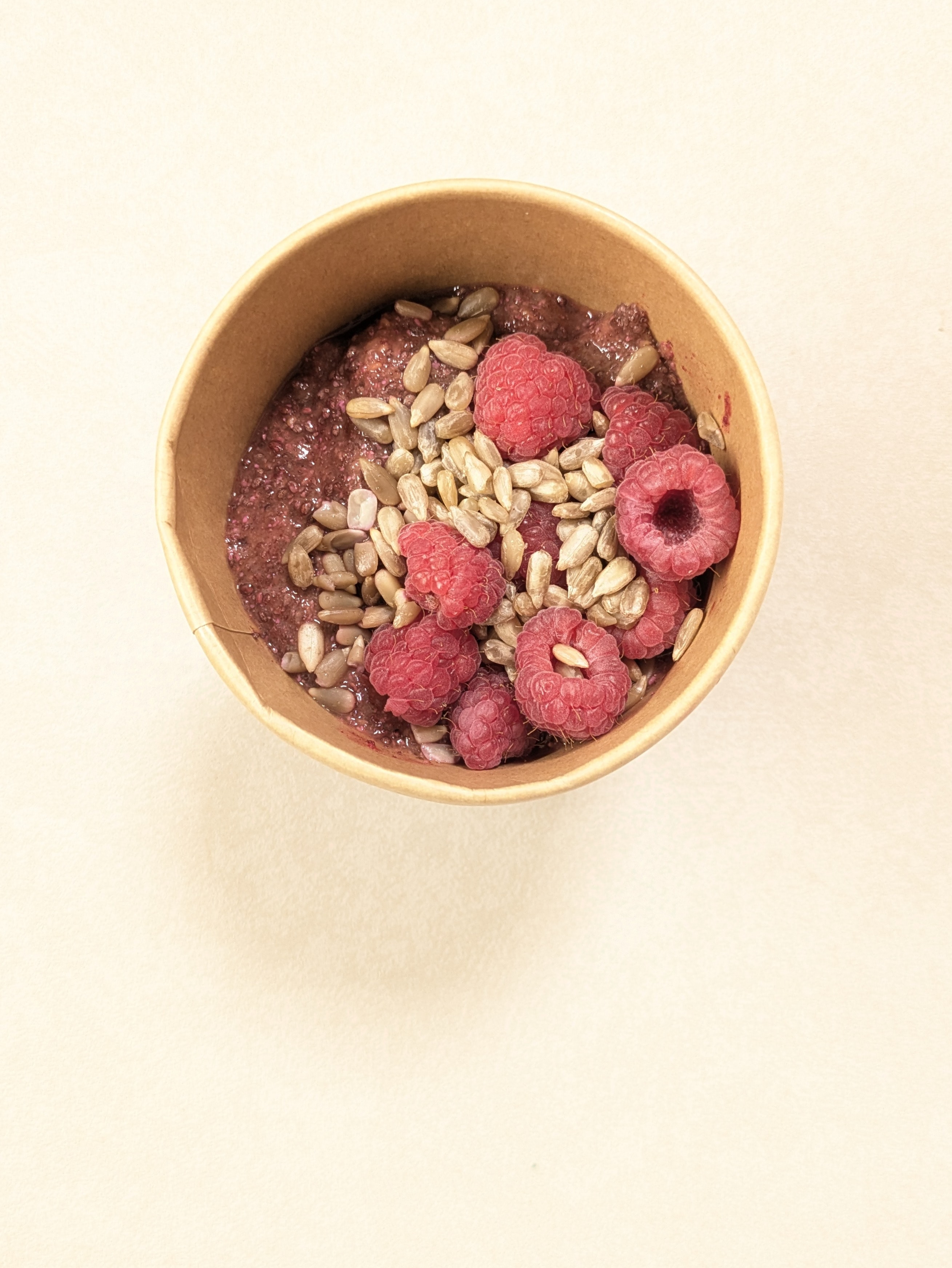 Mango Raspberry Chia Dessert